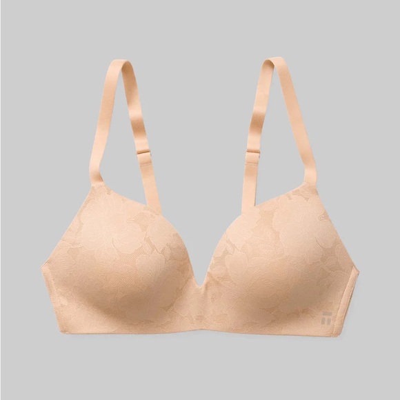 Bundle of 3 Tommy John Wireless Bras 34DD Pink/Beige/Black - Picture 7 of 14